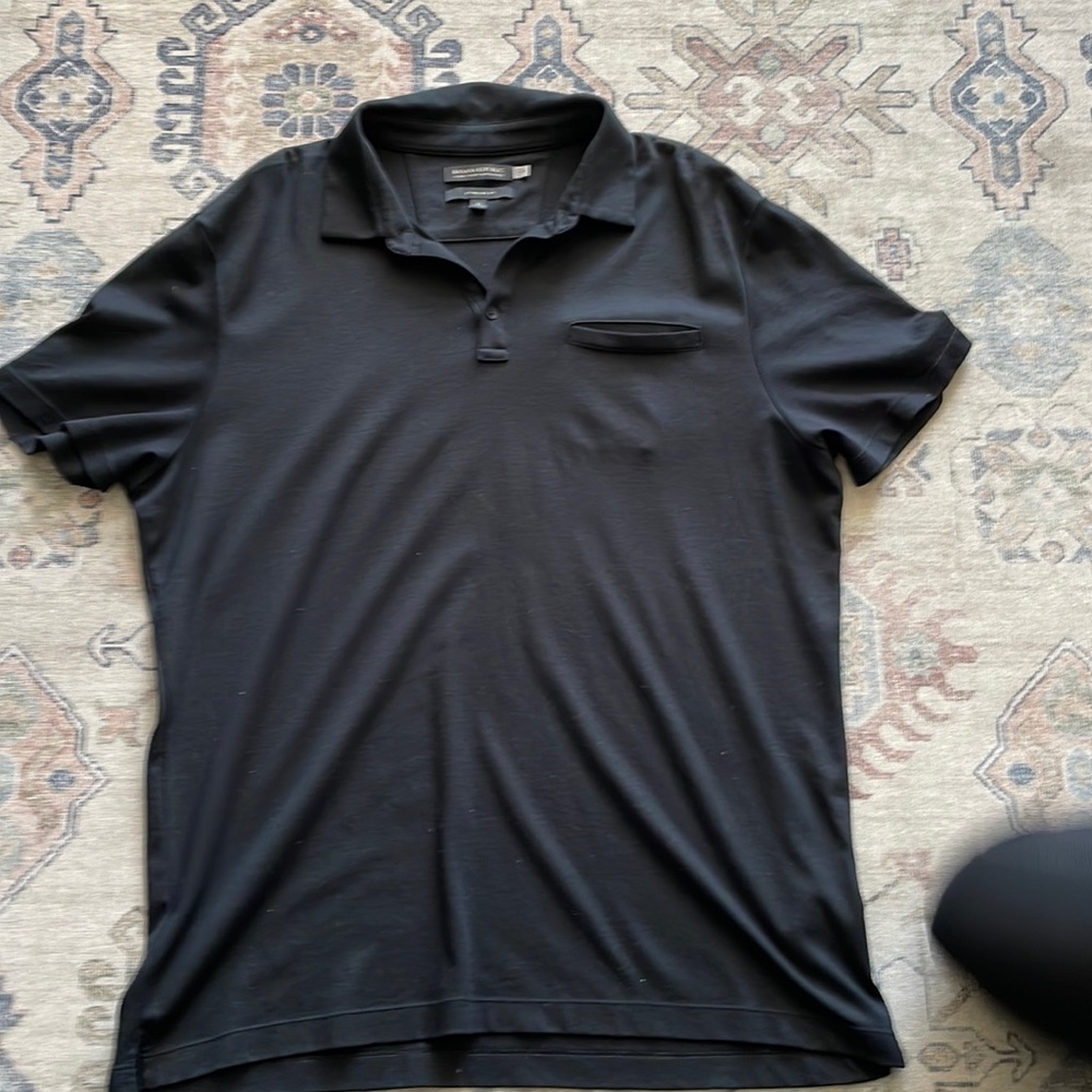 Banana republic, luxury touch performance, short sleeve shirt, xl